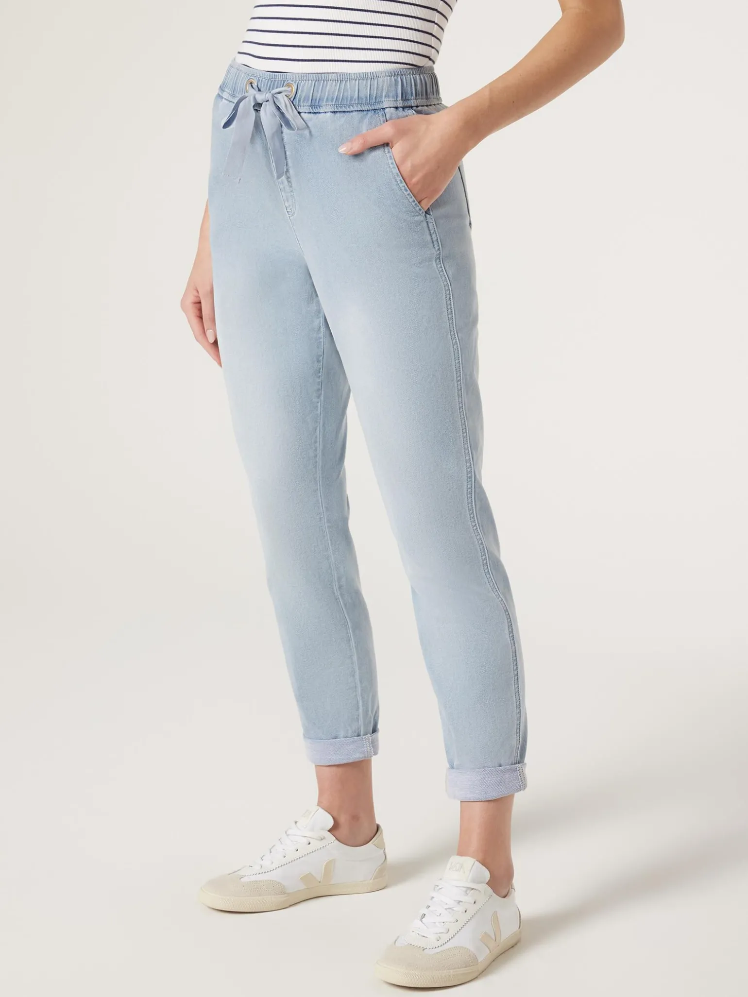 Sale Jeanswest Amelia Joggers LightIndigo