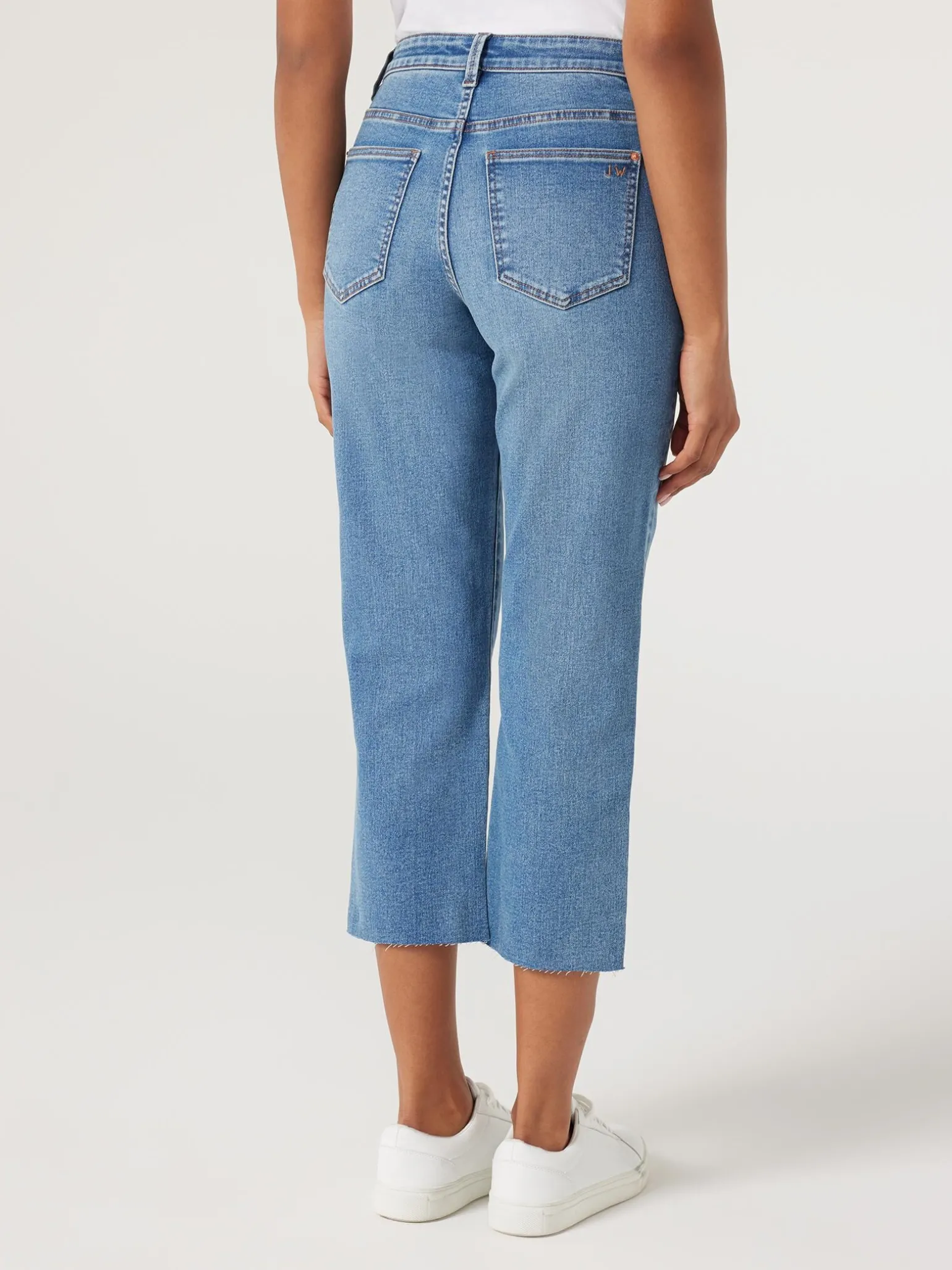 Cheap Jeanswest Annie Mid-Waisted Straight Capri MidIndigo