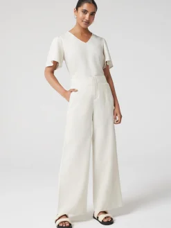 Hot Jeanswest Avery V-Neck Top Pink