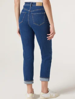 Outlet Jeanswest Brooke Tapered Crop Jeans BrightBlue