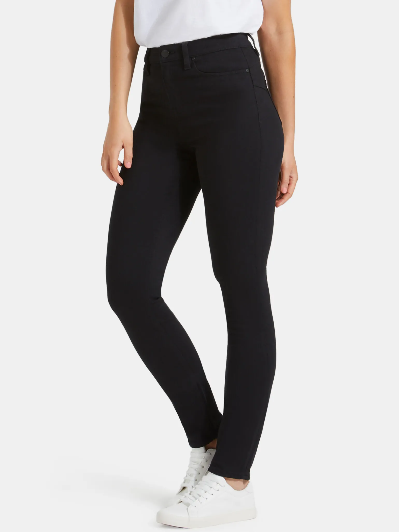 Hot Jeanswest Butt Lifter Skinny Jeans Black
