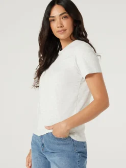 Fashion Jeanswest Classic Crew Neck Tee Black