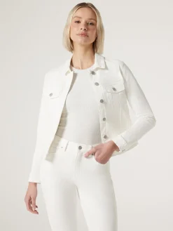 Discount Jeanswest Classic Denim Jacket White