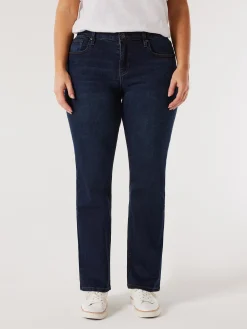 Sale Jeanswest Curve Bootcut Jeans DarkIndigo