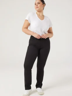 Outlet Jeanswest Curve Slim Straight Jeans Black