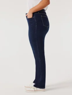 Outlet Jeanswest Curve Slim Straight Jeans DarkIndigo