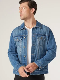 Fashion Jeanswest Drew Denim Jacket Blue