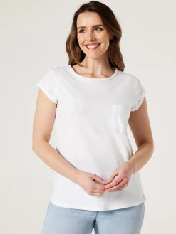 Cheap Jeanswest Essential Slub Pocket Tee Black