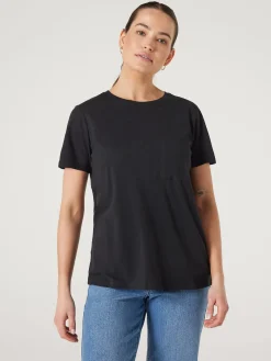 Discount Jeanswest Essential Slub Pocket Tee Black