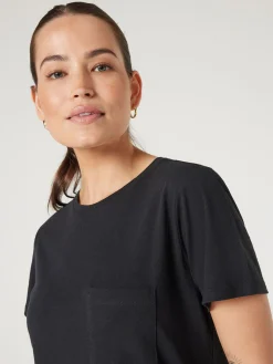 Discount Jeanswest Essential Slub Pocket Tee Black