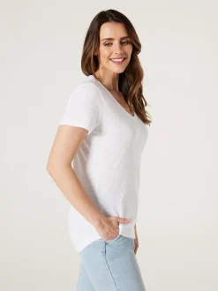 Outlet Jeanswest Essential V-Neck Tee Black