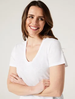 Outlet Jeanswest Essential V-Neck Tee Black