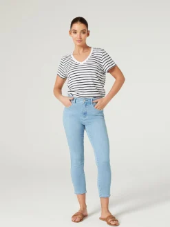 Cheap Jeanswest Essential V-Neck Tee Black