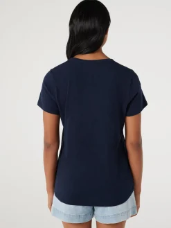 Clearance Jeanswest Essential V-Neck Tee Black