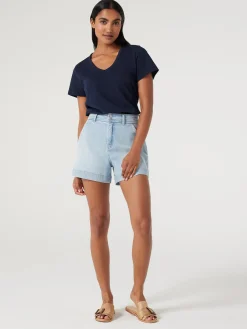 Clearance Jeanswest Essential V-Neck Tee Black