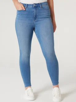 Fashion Jeanswest Freeform Curve Skinny Jeans LightIndigo