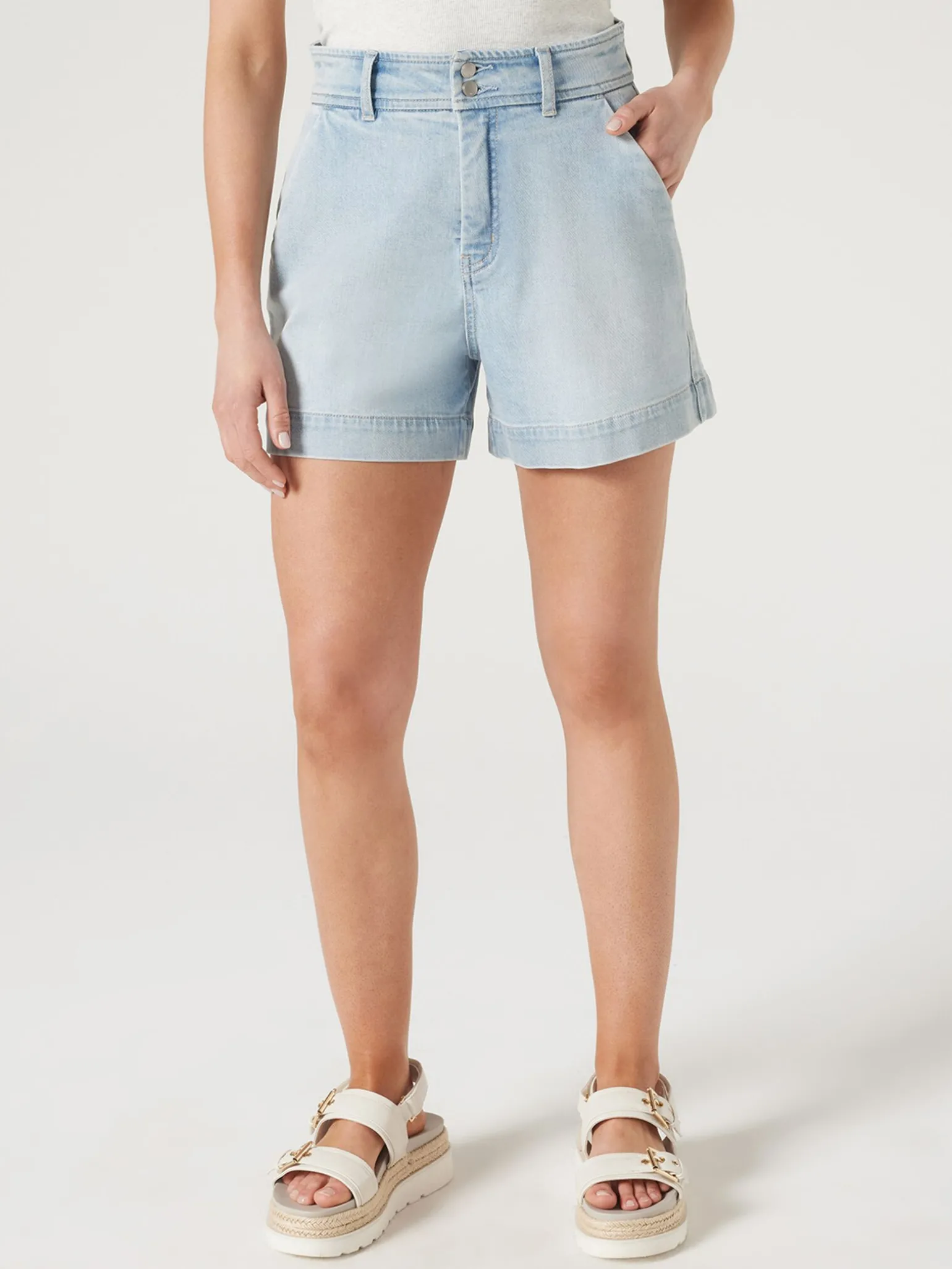 Cheap Jeanswest Georgia Tummy Trimmer Denim Short Blue