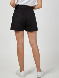 Shop Jeanswest Georgia Tummy Trimmer Denim Short Black