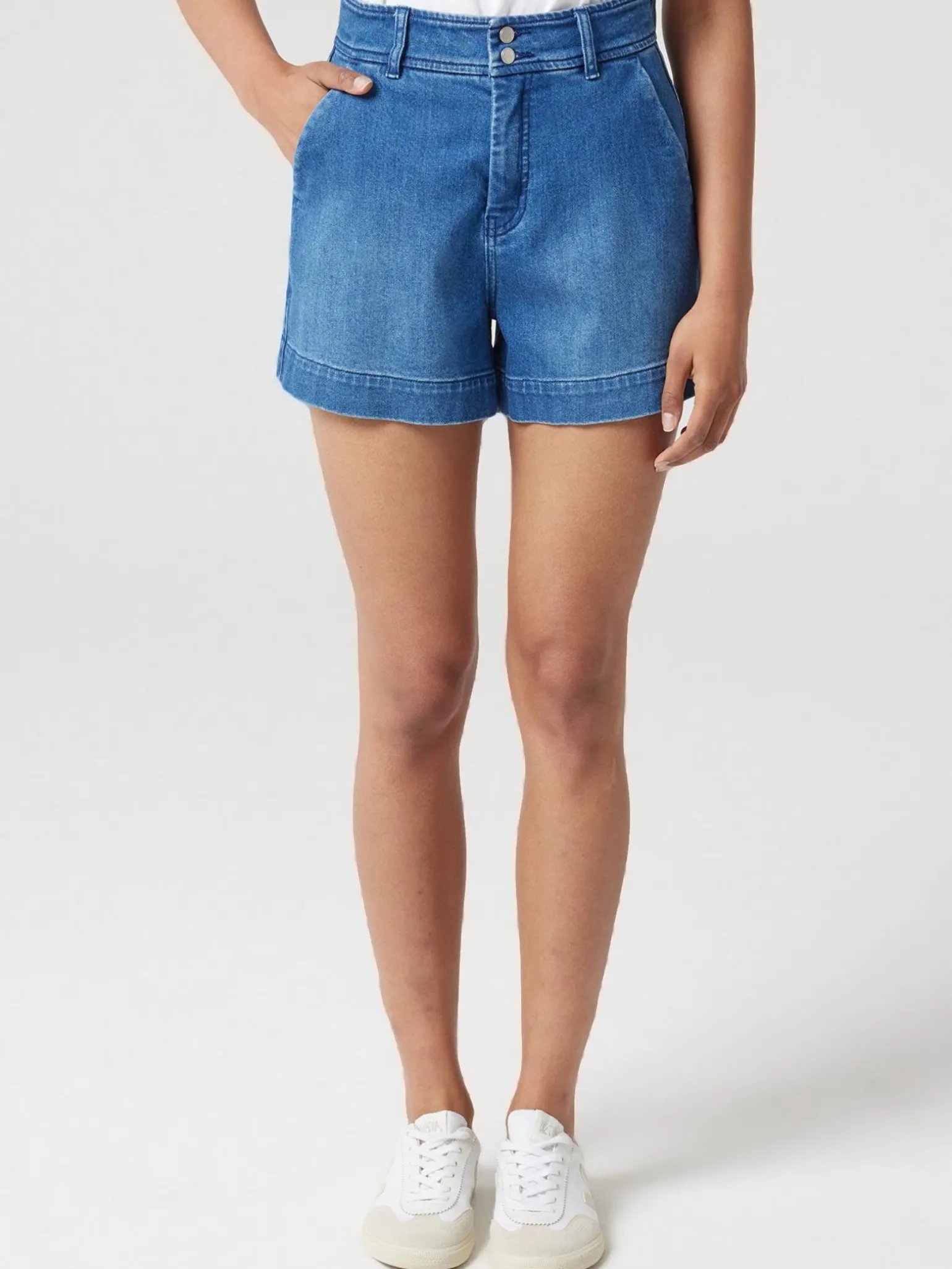 Fashion Jeanswest Georgia Tummy Trimmer Denim Short Blue