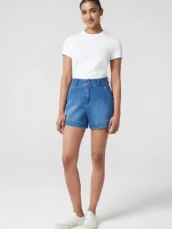 Fashion Jeanswest Georgia Tummy Trimmer Denim Short Blue