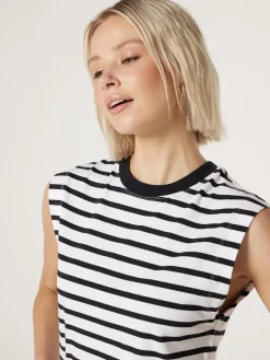 Best Jeanswest Jai Tank BlackStripe