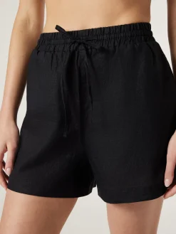 Sale Jeanswest J-Luxe Classic Linen Short Black