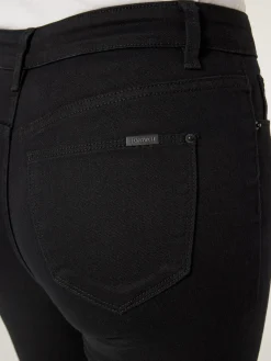 Best Sale Jeanswest Kara Mid Waist Skinny Capri Black