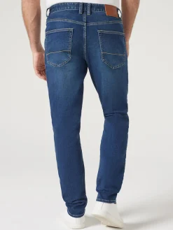 Sale Jeanswest Knit Slim Tapered Jeans DarkIndigo