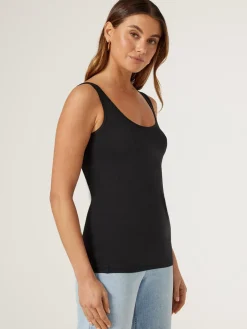 Discount Jeanswest Lola Cotton Basic Tank Black
