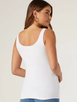 Hot Jeanswest Lola Cotton Basic Tank Black