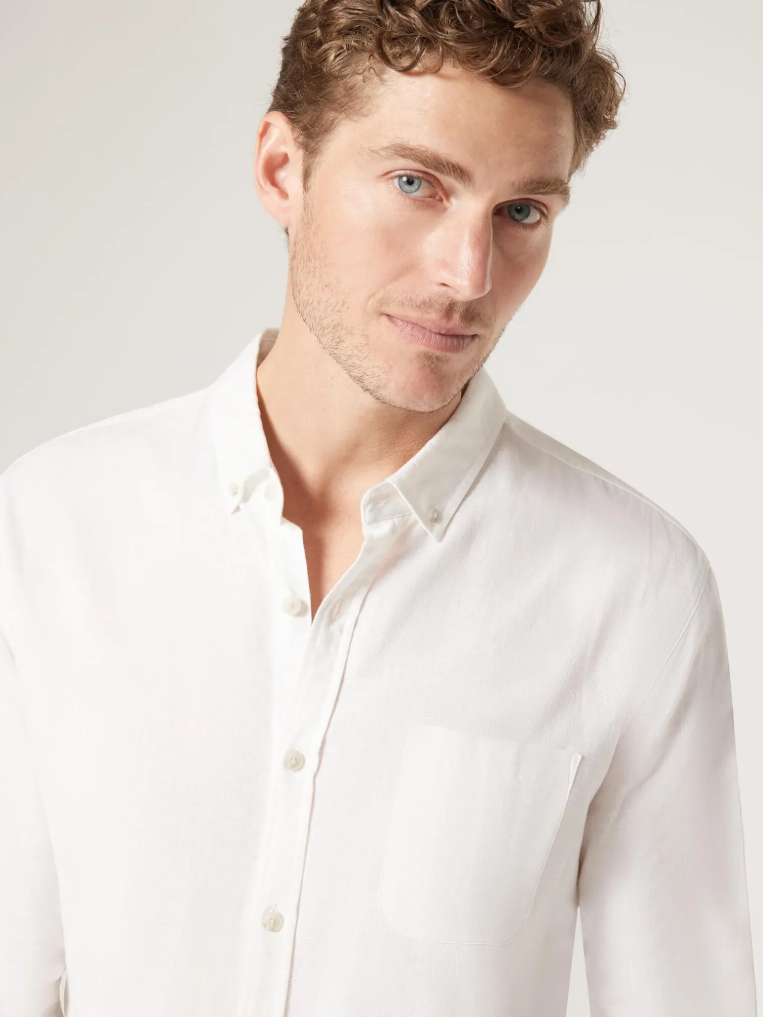 Shop Jeanswest LS Brody Textured Shirt Black