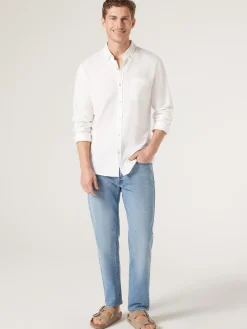 Shop Jeanswest LS Brody Textured Shirt Black