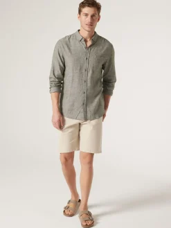 Shop Jeanswest LS Brody Textured Shirt Black