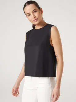 Online Jeanswest Maddy Linen Tank Black