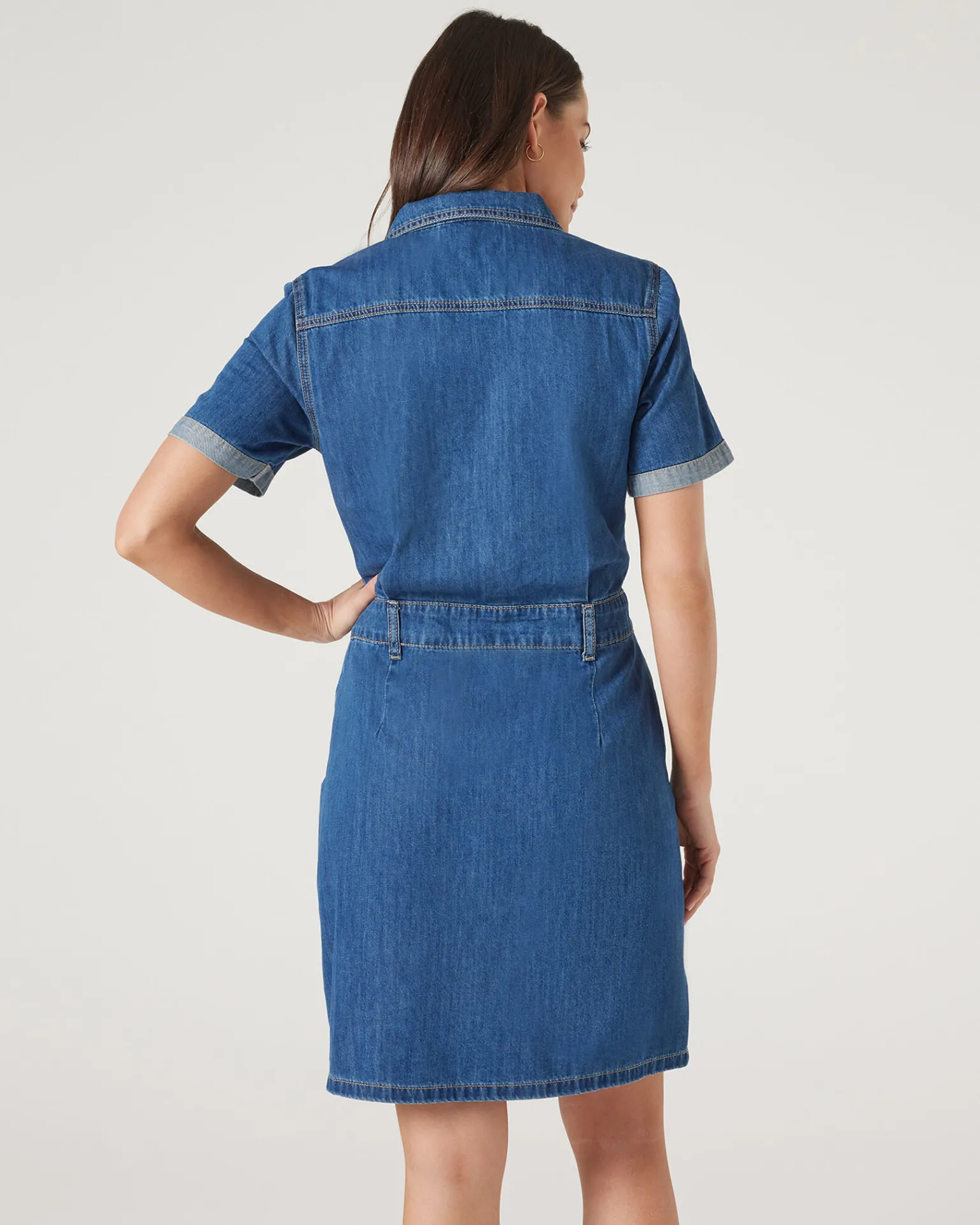 New Jeanswest Marlowe Denim Dress DarkIndigo