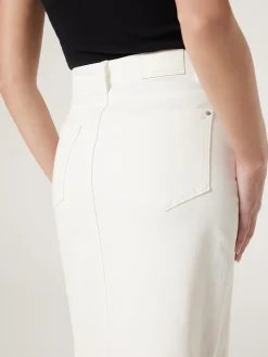 Sale Jeanswest Missy Denim Midi Skirt White