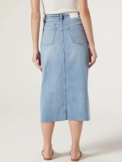 Shop Jeanswest Missy Denim Midi Skirt Blue