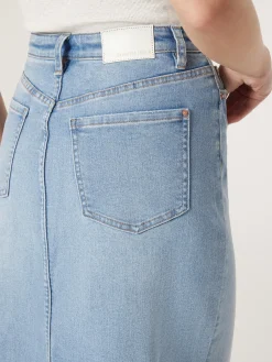 Shop Jeanswest Missy Denim Midi Skirt Blue