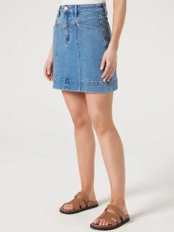 Discount Jeanswest Nadia Denim Skirt Blue