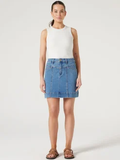 Discount Jeanswest Nadia Denim Skirt Blue