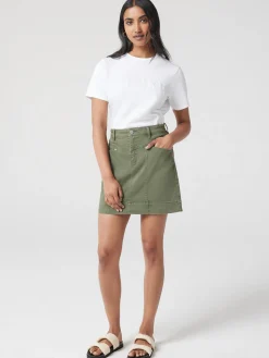 Best Sale Jeanswest Nadia Denim Skirt Green