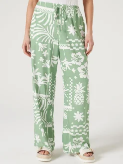 Cheap Jeanswest Olympia Relaxed Pant Green