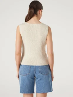 Online Jeanswest Penelope Button Thru Top Sand