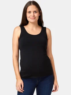 Best Jeanswest Post Maternity Cotton Nursing Tank Black