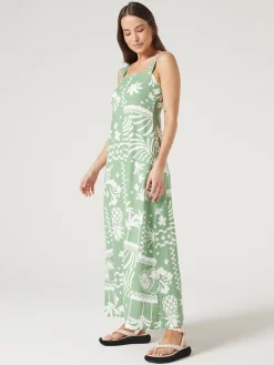 Cheap Jeanswest Priya Sleeveless Dress Green