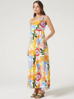 Clearance Jeanswest Priya Sleeveless Dress Green