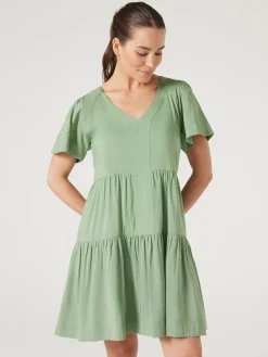 Flash Sale Jeanswest Reese Tiered Dress Multi