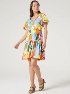 Online Jeanswest Reese Tiered Dress Multi