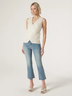 Clearance Jeanswest Rhodes Wrap Top Yellow