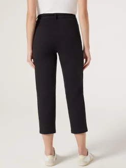 Hot Jeanswest Sammy Mid Waisted Straight Capri Black